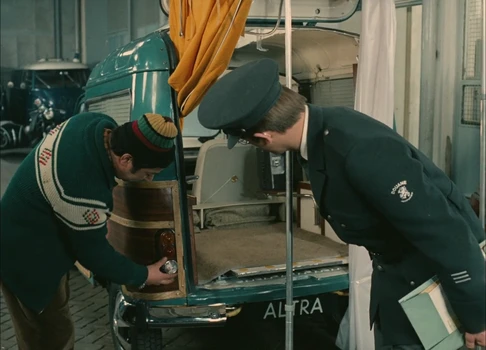 Still frame 161 from Traffic (1971) directed by Jacques Tati