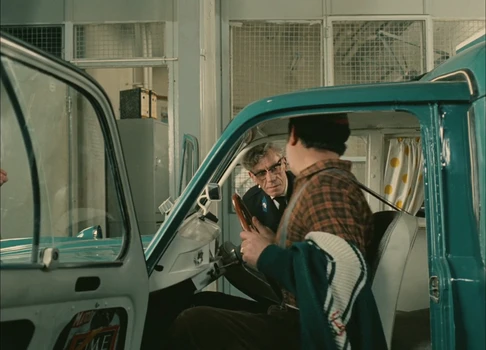 Still frame 166 from Traffic (1971) directed by Jacques Tati