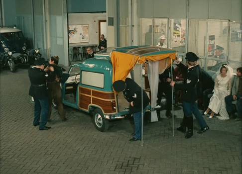 Still frame 167 from Traffic (1971) directed by Jacques Tati