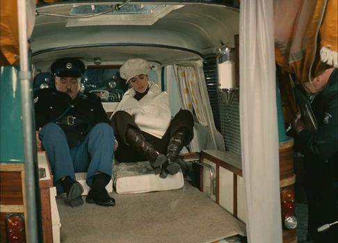 Still frame 169 from Traffic (1971) directed by Jacques Tati