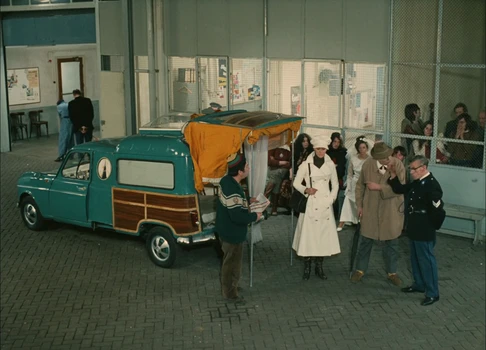 Still frame 174 from Traffic (1971) directed by Jacques Tati