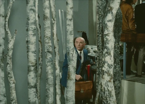 Still frame 182 from Traffic (1971) directed by Jacques Tati