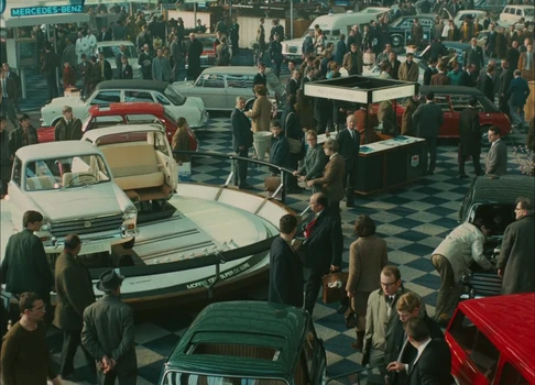 Still frame 184 from Traffic (1971) directed by Jacques Tati