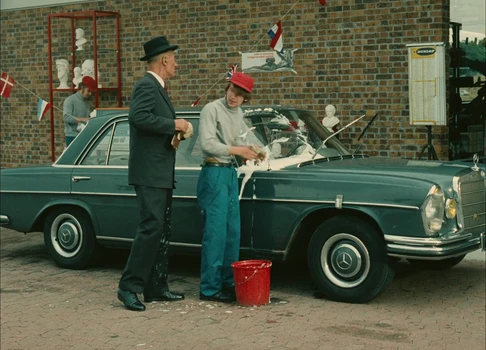 Still frame 186 from Traffic (1971) directed by Jacques Tati