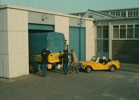 Still frame 189 from Traffic (1971) directed by Jacques Tati