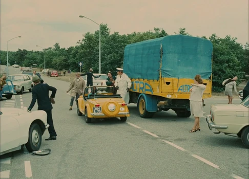 Still frame 200 from Traffic (1971) directed by Jacques Tati