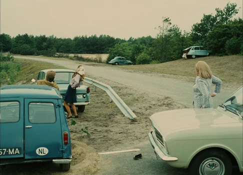 Still frame 201 from Traffic (1971) directed by Jacques Tati