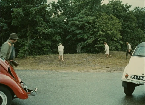 Still frame 205 from Traffic (1971) directed by Jacques Tati