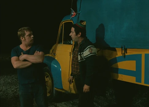 Still frame 220 from Traffic (1971) directed by Jacques Tati