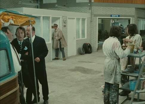 Still frame 21 from Traffic (1971) directed by Jacques Tati