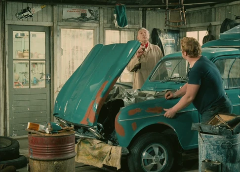 Still frame 254 from Traffic (1971) directed by Jacques Tati