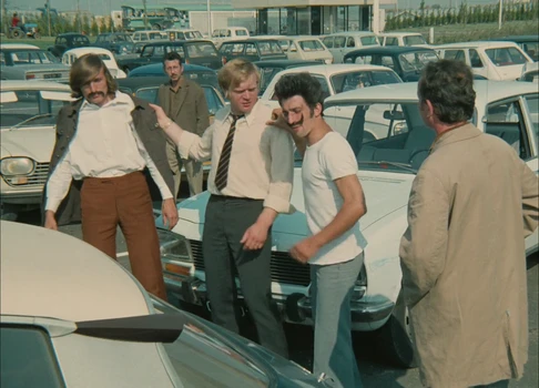 Still frame 296 from Traffic (1971) directed by Jacques Tati