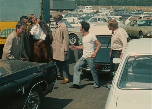 Still frame 297 from Traffic (1971) directed by Jacques Tati