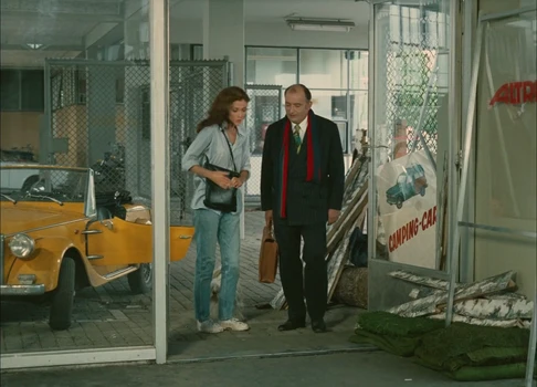 Still frame 299 from Traffic (1971) directed by Jacques Tati