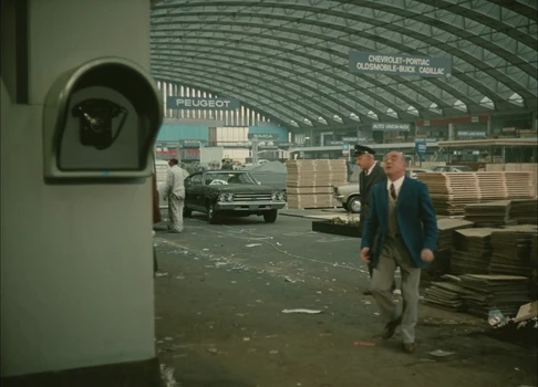 Still frame 300 from Traffic (1971) directed by Jacques Tati