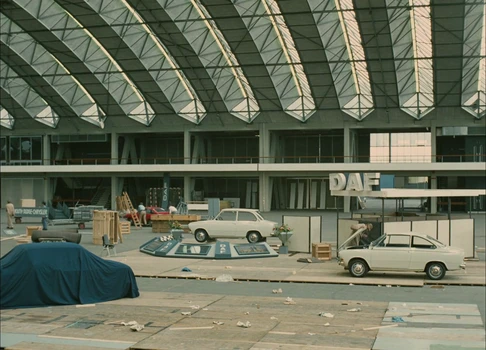 Still frame 304 from Traffic (1971) directed by Jacques Tati