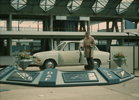 Still frame 305 from Traffic (1971) directed by Jacques Tati