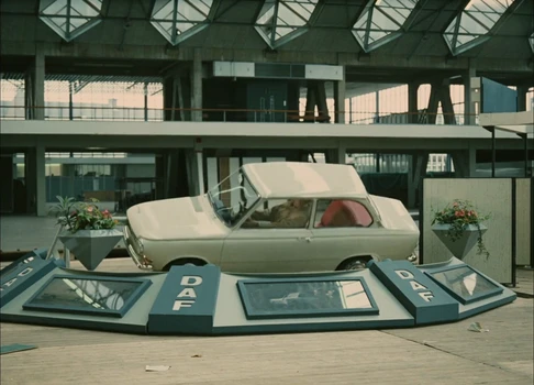 Still frame 307 from Traffic (1971) directed by Jacques Tati
