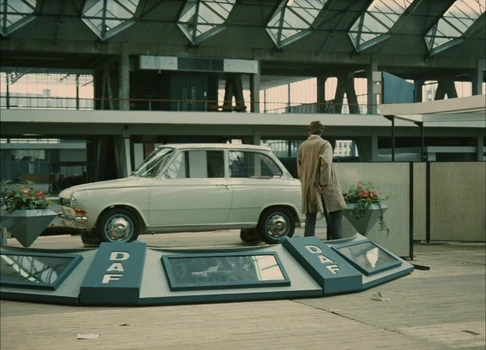 Still frame 308 from Traffic (1971) directed by Jacques Tati