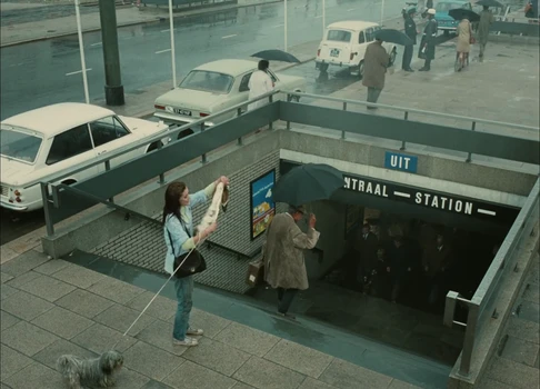 Still frame 320 from Traffic (1971) directed by Jacques Tati