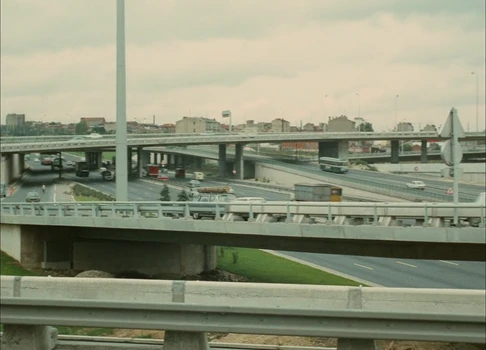 Still frame 40 from Traffic (1971) directed by Jacques Tati