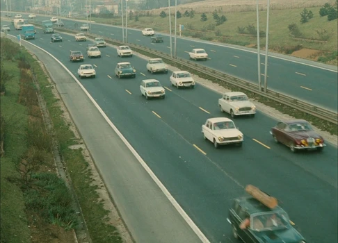 Still frame 41 from Traffic (1971) directed by Jacques Tati