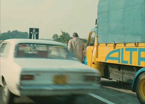 Still frame 44 from Traffic (1971) directed by Jacques Tati