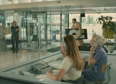 Still frame 47 from Traffic (1971) directed by Jacques Tati
