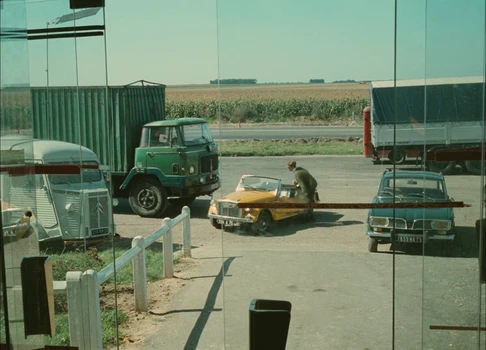 Still frame 51 from Traffic (1971) directed by Jacques Tati