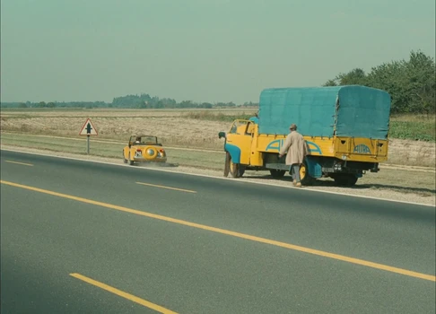 Still frame 53 from Traffic (1971) directed by Jacques Tati