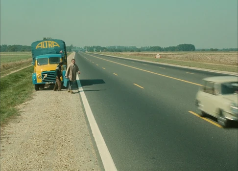 Still frame 55 from Traffic (1971) directed by Jacques Tati