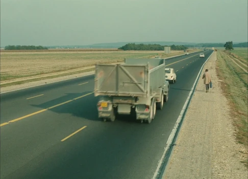 Still frame 56 from Traffic (1971) directed by Jacques Tati