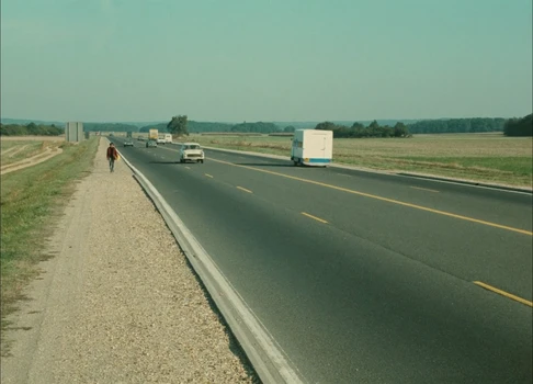 Still frame 57 from Traffic (1971) directed by Jacques Tati