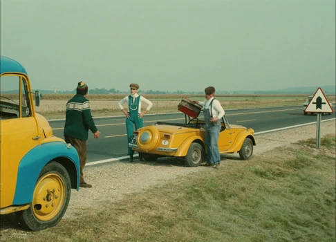 Still frame 61 from Traffic (1971) directed by Jacques Tati
