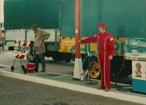 Still frame 75 from Traffic (1971) directed by Jacques Tati