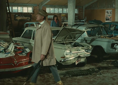 Still frame 84 from Traffic (1971) directed by Jacques Tati