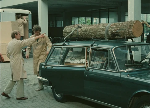 Still frame 88 from Traffic (1971) directed by Jacques Tati