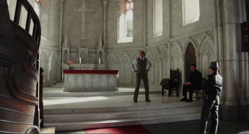 Still frame 144 from Wake Up Dead Man (2025) directed by Rian Johnson