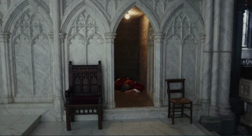 Still frame 149 from Wake Up Dead Man (2025) directed by Rian Johnson