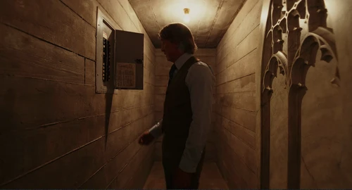Still frame 151 from Wake Up Dead Man (2025) directed by Rian Johnson