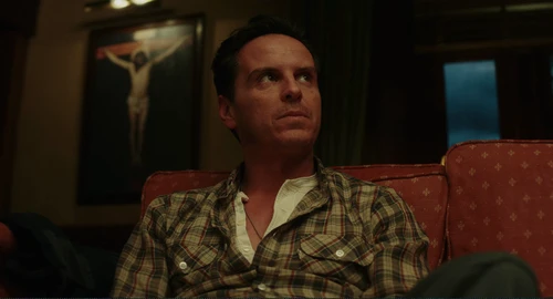 Still frame 204 from Wake Up Dead Man (2025) directed by Rian Johnson
