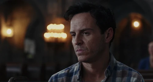 Still frame 61 from Wake Up Dead Man (2025) directed by Rian Johnson