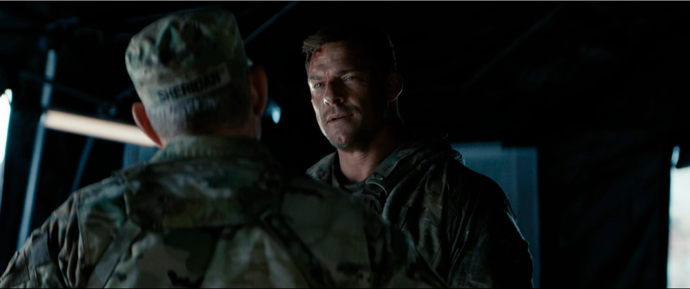 Still frame 195 from War Machine (2026) directed by Patrick Hughes