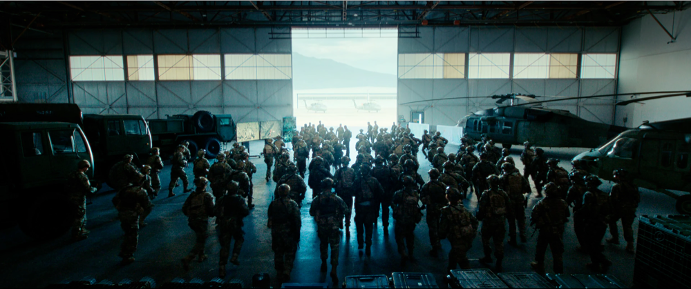Still frame 201 from War Machine (2026) directed by Patrick Hughes