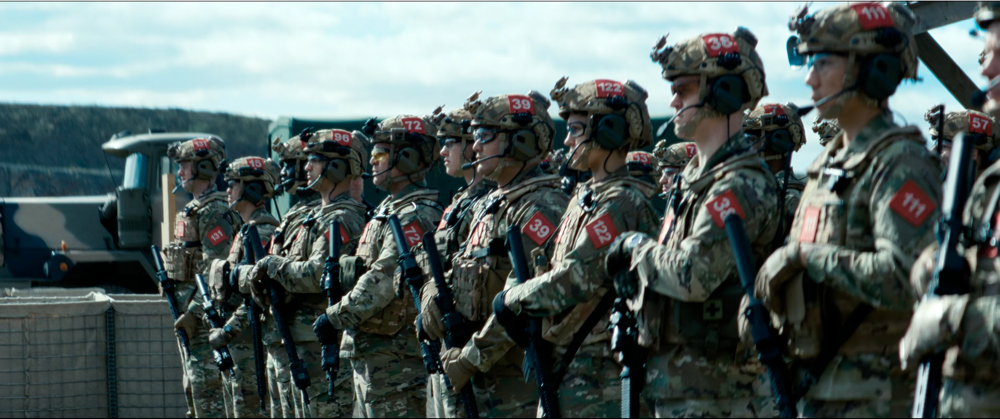 Still frame 29 from War Machine (2026) directed by Patrick Hughes