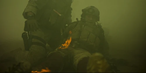 Still frame 101 from Warfare (2025) directed by Alex Garland, Ray Mendoza