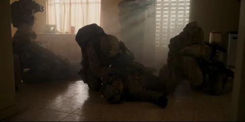 Still frame 107 from Warfare (2025) directed by Alex Garland, Ray Mendoza