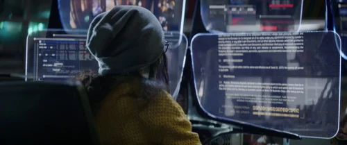 Still frame 54 from What Happened to Monday (2017) directed by Tommy Wirkola
