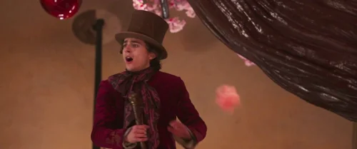 Still frame 63 from Wonka (2023) directed by Paul King
