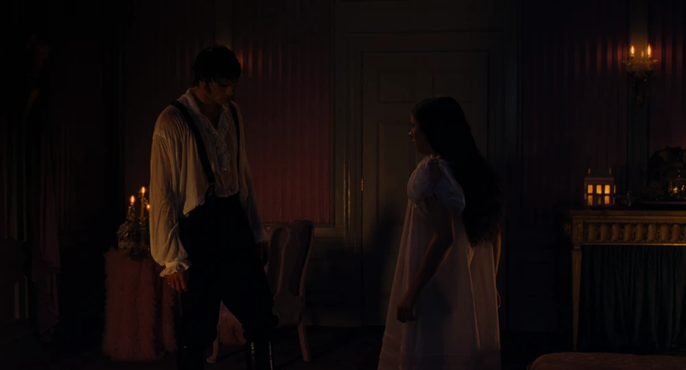 Still frame 243 from Wuthering Heights (2026) directed by Emerald Fennell